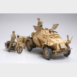 Tamiya - Sd.kfz.222 Afrika-korps Bygges�t - 1:35 - 35286