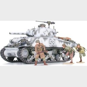 Tamiya - Sherman M4a3 105mm Howitzer Tank Bygges�t - 1:35 - 35251