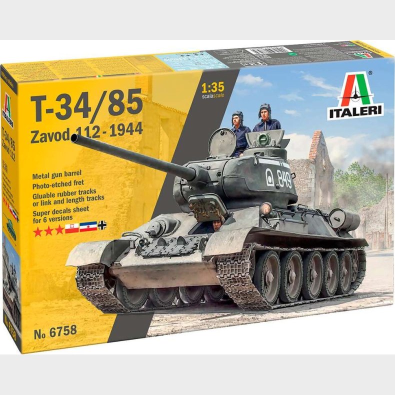 Italeri - T34/85 Zavod 112 - 1944 - 1:35 - 6758