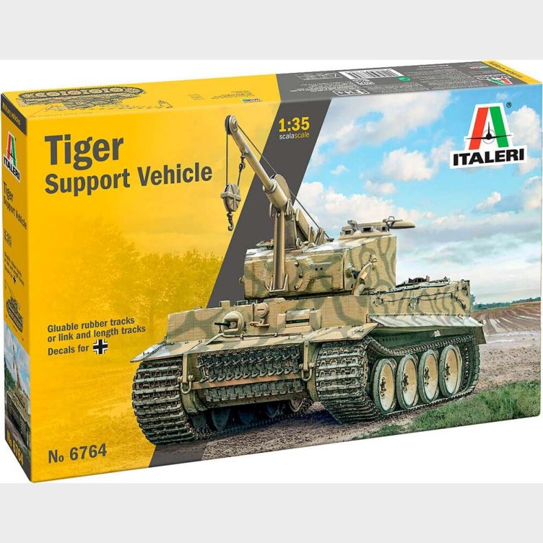 Italeri - Tiger Support Vehicle Model Tank Byggest - 1:35 - 6764