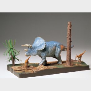 Tamiya - Triceratops Diorama Model Dinosaur - 1/35 - 60104