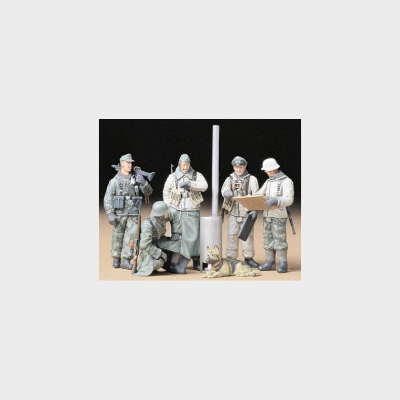 Tamiya - Tyske Soldater - Briefing - Model Figurer - 1:35 - 35212