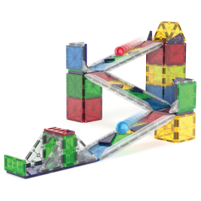 Magna-Tiles | Rail Racers Deluxe kuglebane, 90 stk