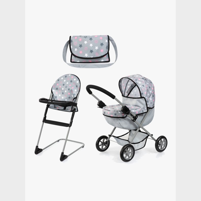 Bayer Design Dukkevogn Cosy S�t, Grey