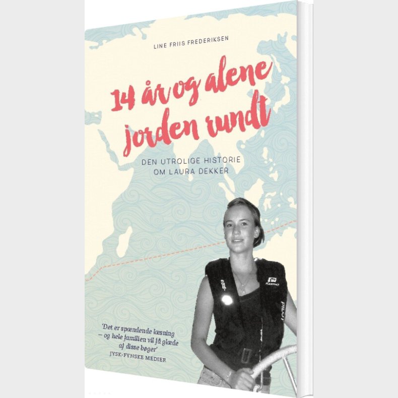 14 r Og Alene Jorden Rundt - Line Friis Frederiksen - Bog