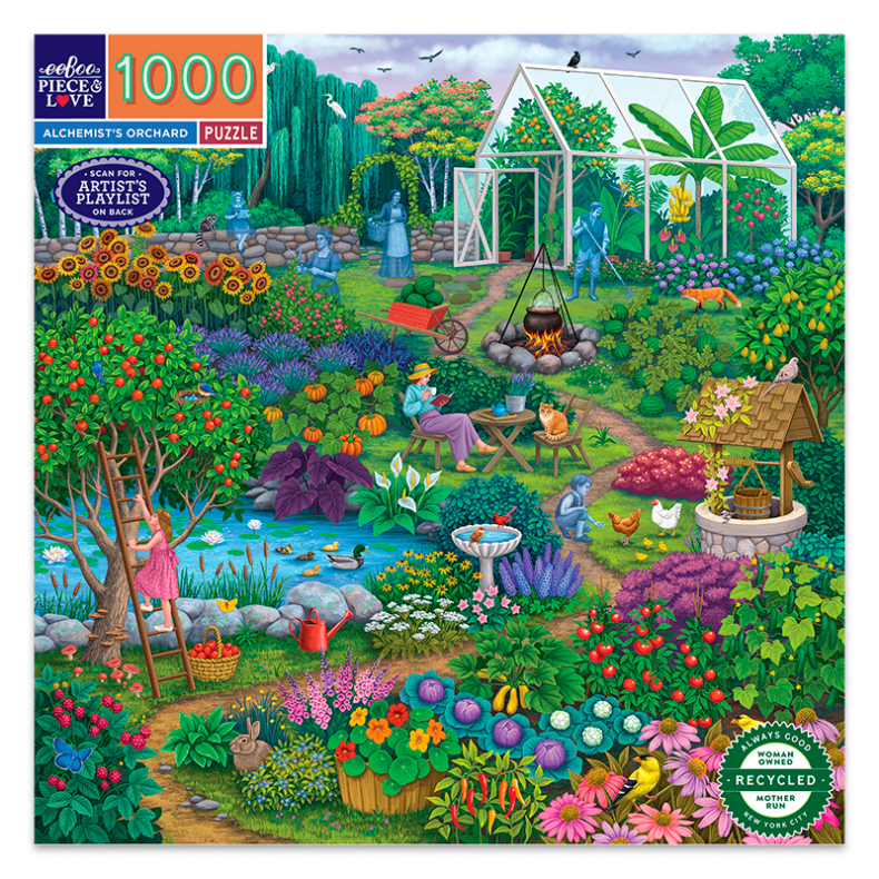 eeBoo | Puslespil med 1.000 brk. - Alchemist's Orchard