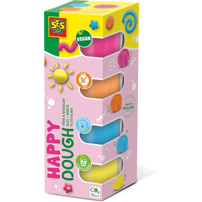 SES Creative | Modellervoks - Happy, 4 x 90 gr.