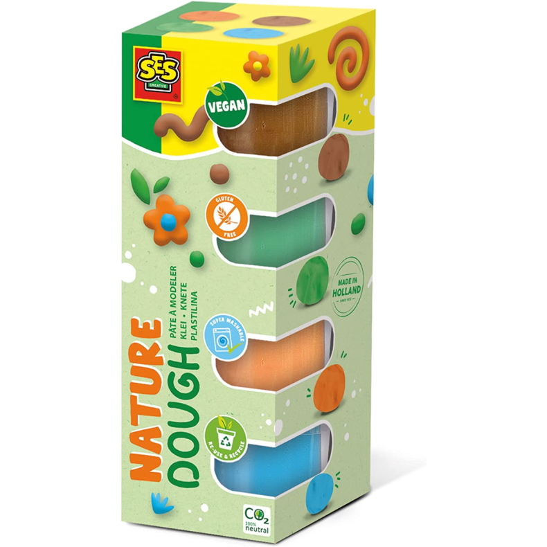 SES Creative | Modellervoks - Nature, 4 x 90 gr.