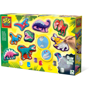 SES Creative | Stb & Mal - Dinosaurer, Glow-in-the-dark