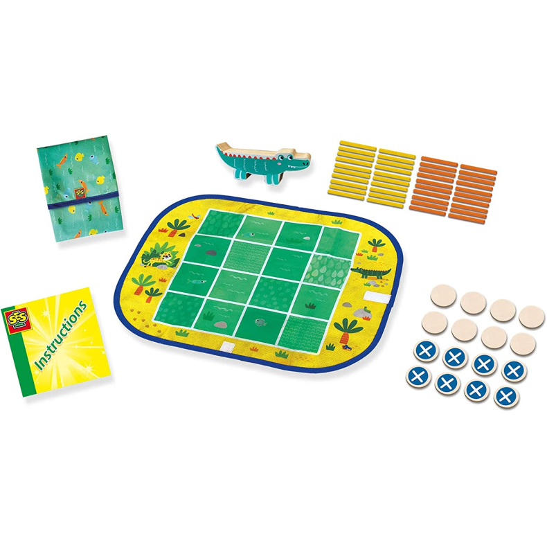 SES Creative | Wrap&Go - Fire p stribe, Stablespil og Kvadrater