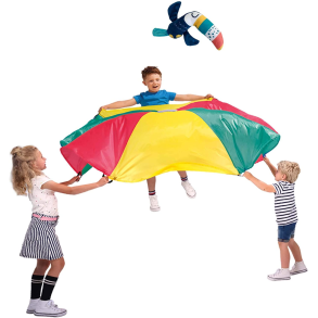 SES Creative | Faldskrmsleg - Den flyvende tukan