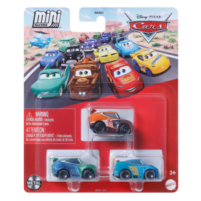 Cars Mini Racerbiler 3 pack