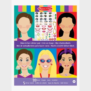 Melissa &  Doug Make-a-Face Klisterm�rkebog