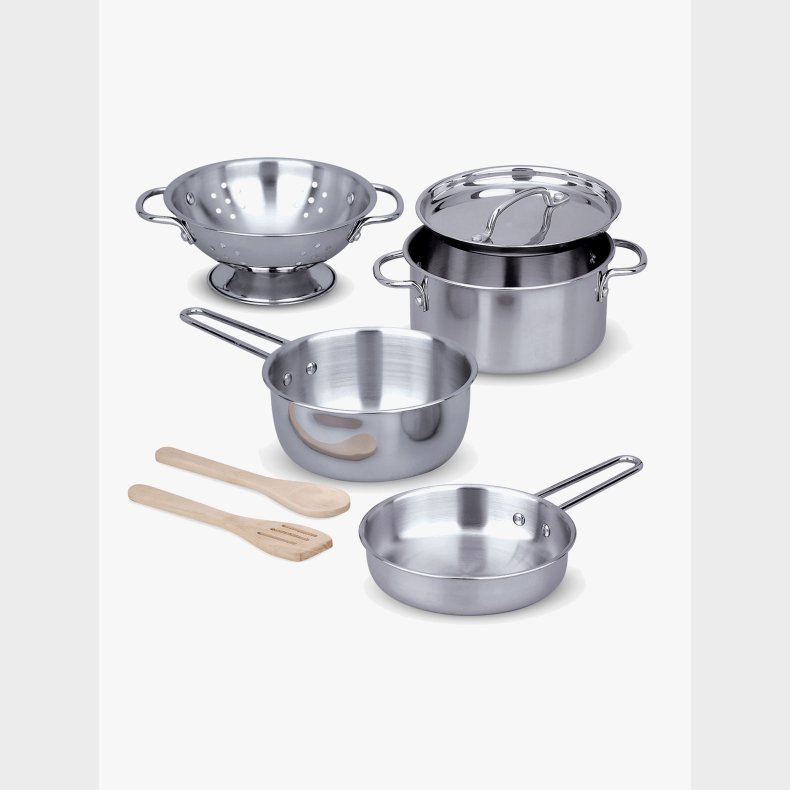 Melissa &  Doug K�kkens�t med Stegepande og Gryder