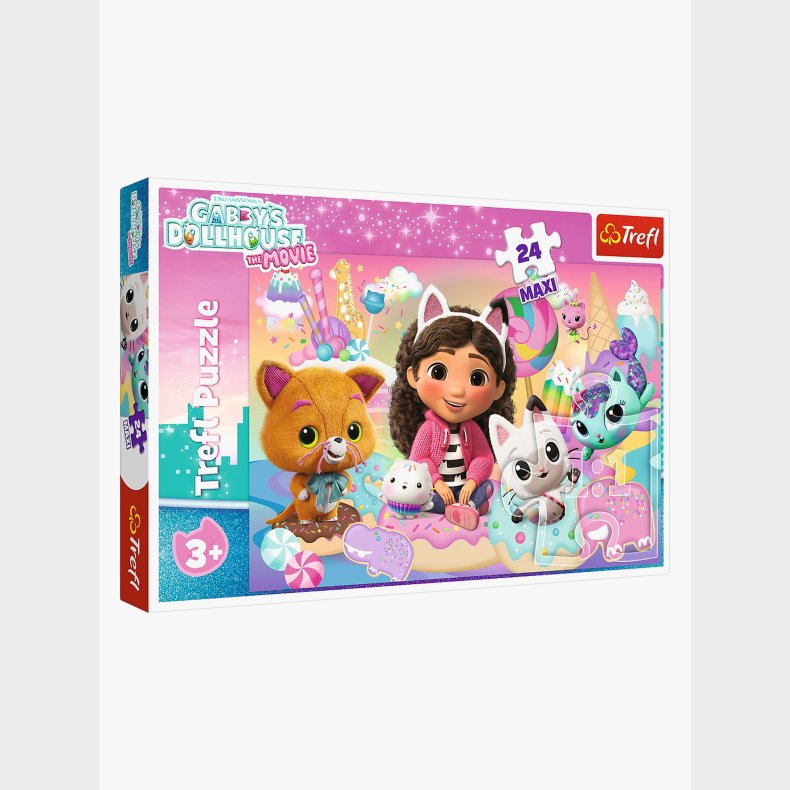 Trefl Gabby's Dollhouse Maxi Puslespil 24 Brikker