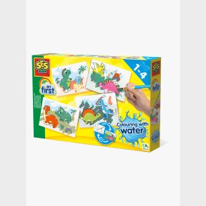 SES Creative Males�t F�rste Mal med Vand, Dinosaur