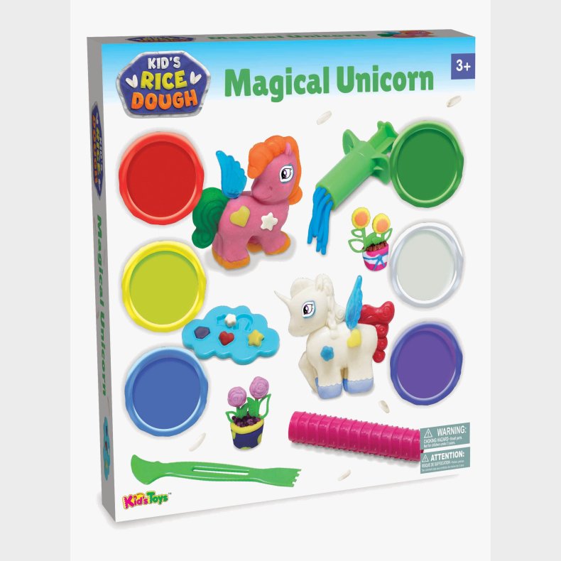 Kid's Rice Dough  Magisk Enhj�rning Modellervoks