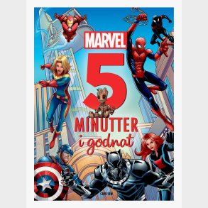 Carlsen Bog Fem minutter i godnat - Marvel