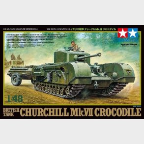 Tamiya - Churchill Mk.vii Crocodile British Tank Byggest - 1:48 - 32594
