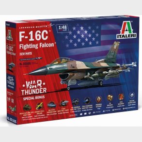 Italeri - F-16c Fighting Falcon War Thunder Fly - 1:48 - 35105
