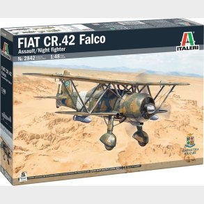 1:48 Fiat Cr.42 Falco Assault/night Fighter - 2842s - Italeri