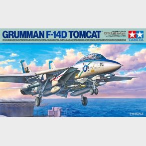 Tamiya -  F-14d Tomcat Grumman Fly Byggest - 1:48 - 61118