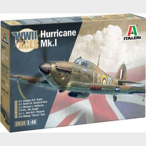 Italeri - Hurricane Mk 1 Wwii Aces Model Byggest - 1:48 - 2838