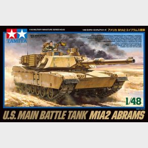 Tamiya - M1a2 Abrams Main Battle Tank Byggest - 1:48 - 32592