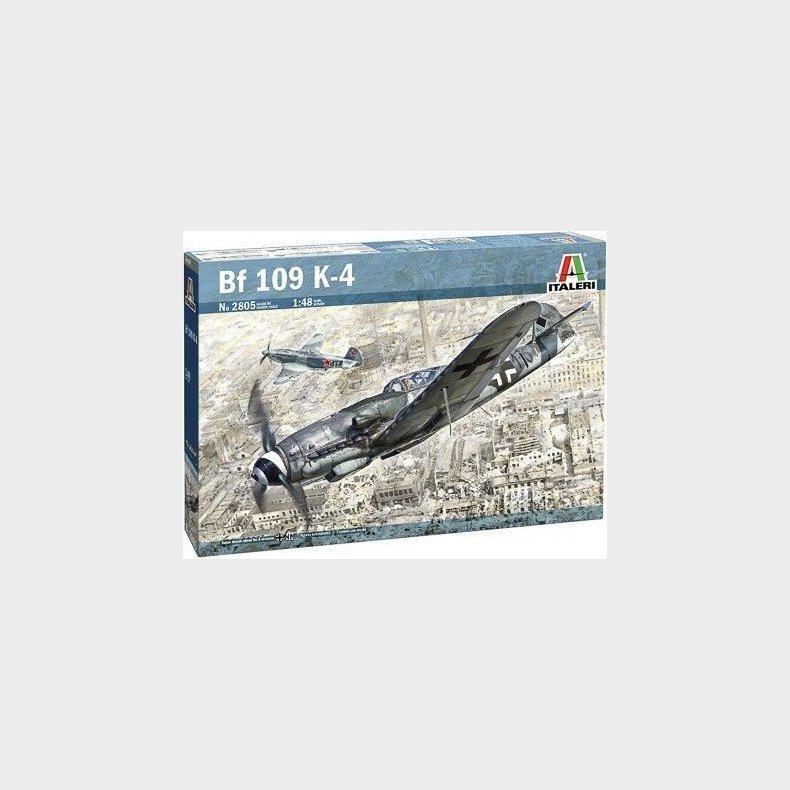 Italeri - Bf 109 K-4 Fly Bygges�t - 1:48 - 2805