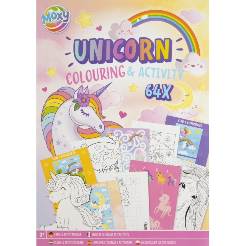 Sense | Aktivitetsbog - Enhjrninger, 64 sider