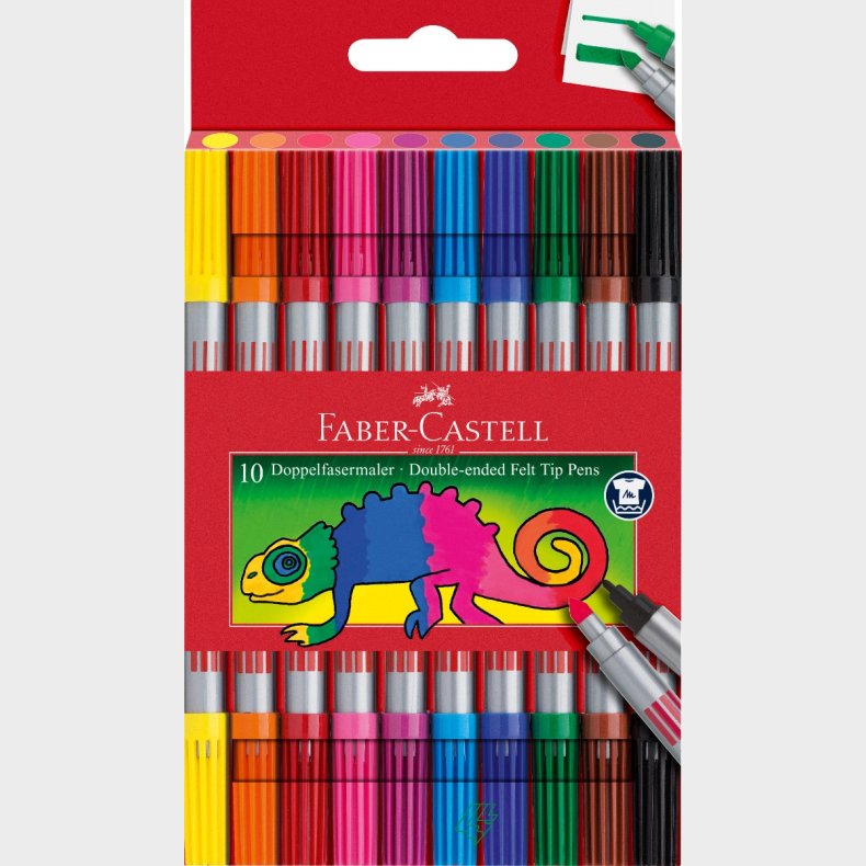 Faber-Castell | Tusser dobbelt 10 stk.