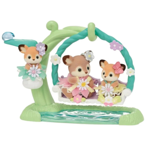 Sylvanian Families - Baby Hjortene - Blomstergynge S�t