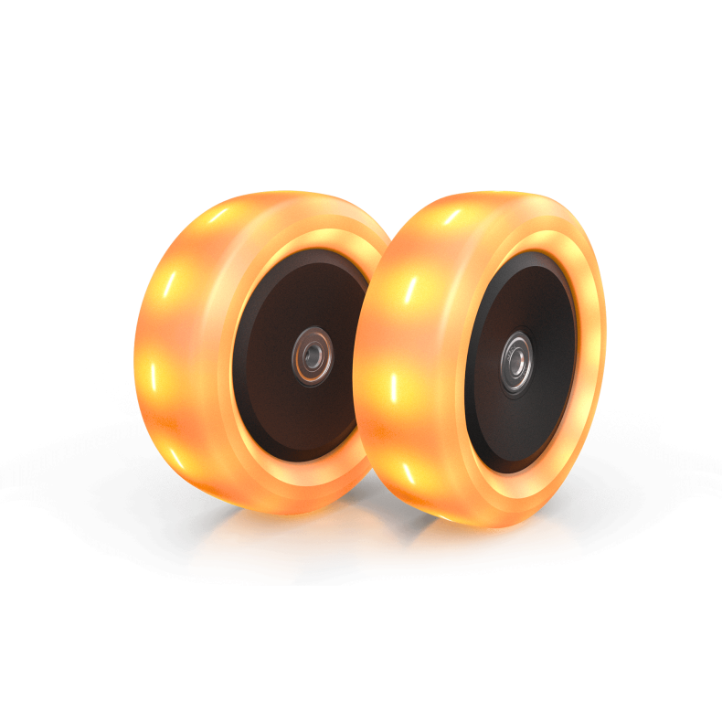 BERG Nexo Wheels 120x40mm Lights Orange