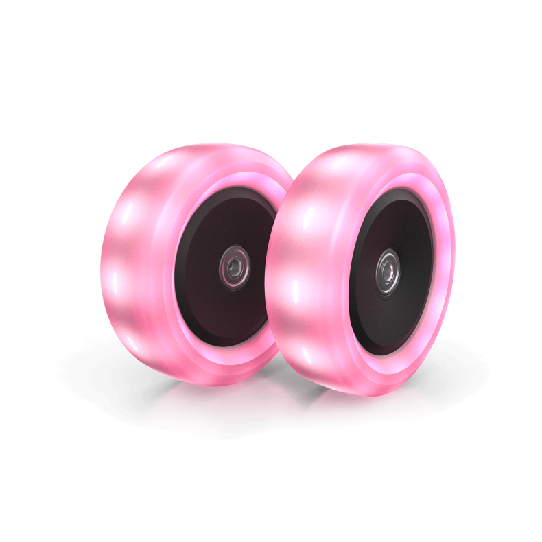 BERG Nexo Wheels 120x40mm Lights Pink
