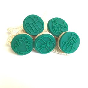 Ailefo modellervoks - Stempler, Jul 5 stk