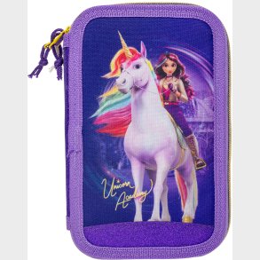 Unicorn Academy Dobbelt Penalhus, Lilla