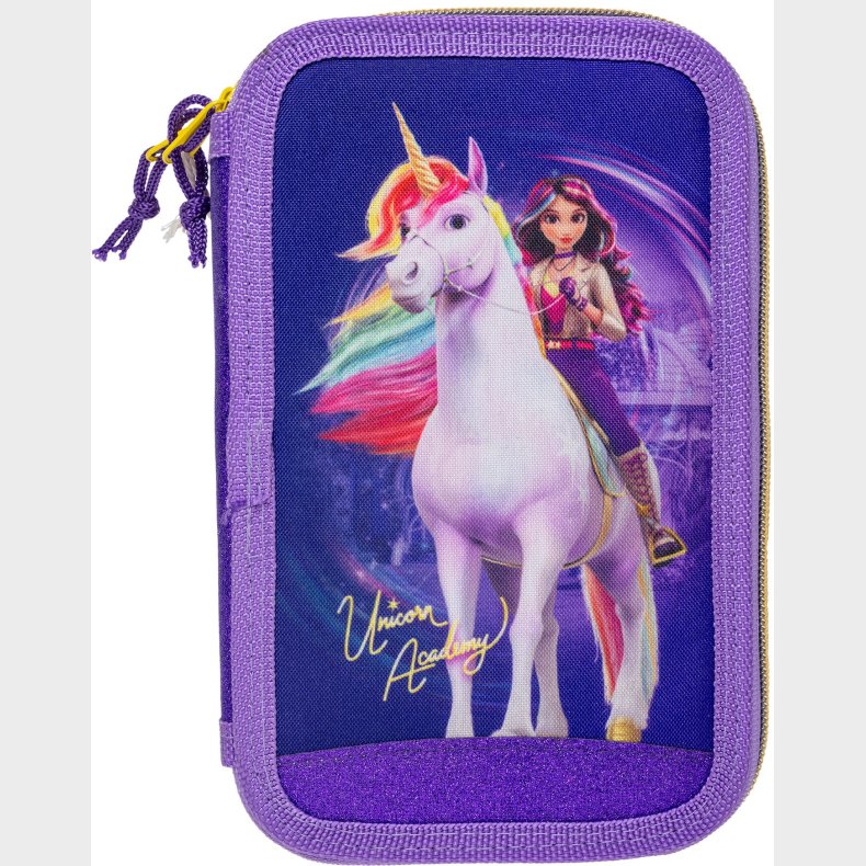 Unicorn Academy Dobbelt Penalhus, Lilla
