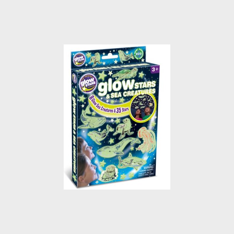 Brainstorm | Glow - Havdyr + stjerner, 43 dele