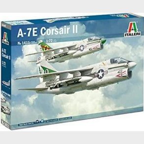 Italeri - A-7e Corsair Ii Fly Byggest - 1:72 - 1411