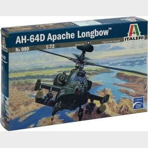 Italeri - Ah-64d Apache Longbow Fly Byggest - 1:72 - 080