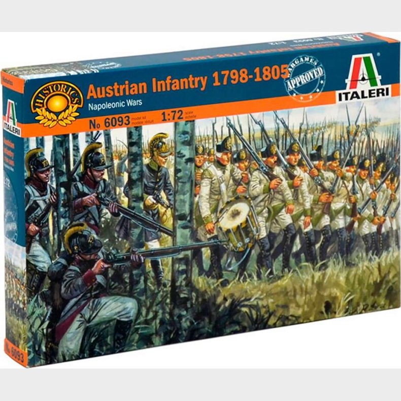 Italeri 6093 - Austrian Infantry 1798-1805 Male Og Bygges�t - 1:72