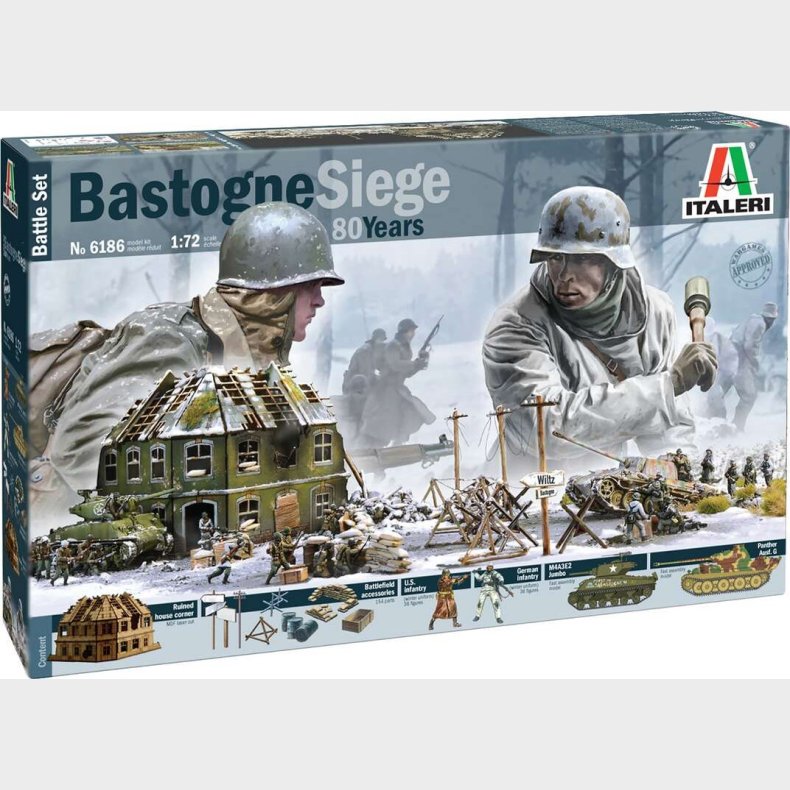 Italeri - Bastonge Siege Mdf Version 80th Bygges�t - 1:72 - 6186