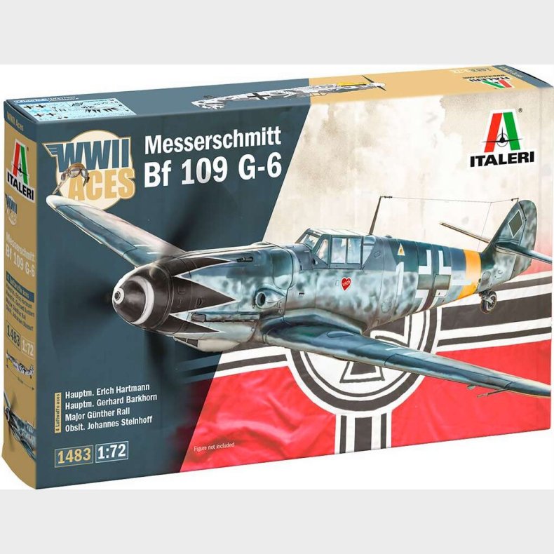 Italeri 1483 - Messerschmidt Bf 109 G-6 Model Fly Bygges�t - 1:72