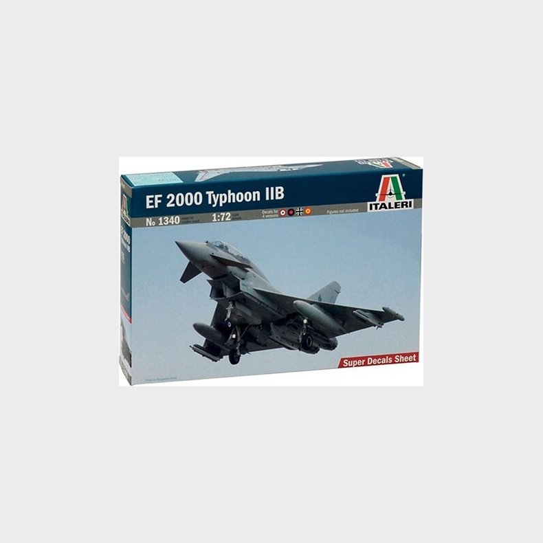 Italeri - Ef 2000 Typhoon Modelfly Bygges�t - 1:72 - 1340