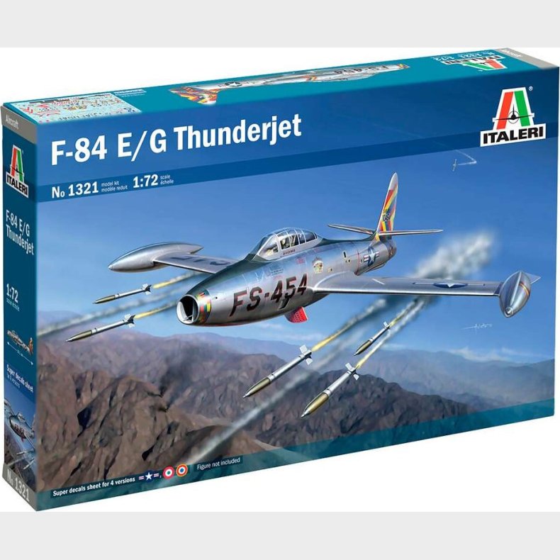 Italeri - F-84 E/g Thunderjet - 1:72 - 1321