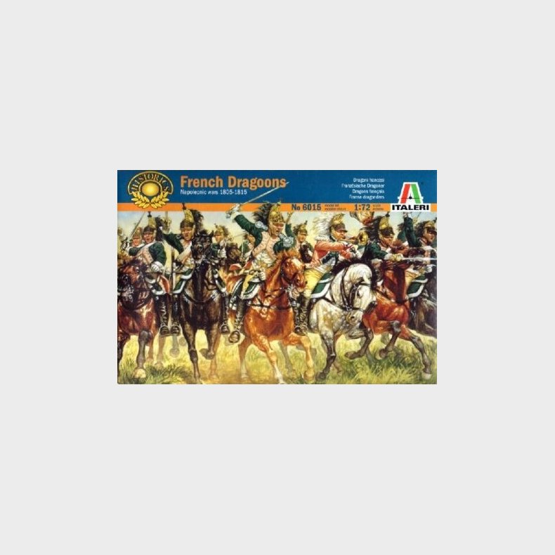 Italeri - French Dragoons Figurer - Napoleons Wars - 1:72 - 6015