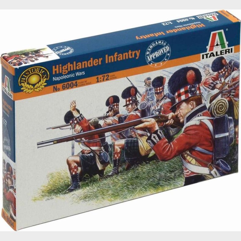 1:72 Highlander Infantry - 6004s - Italeri