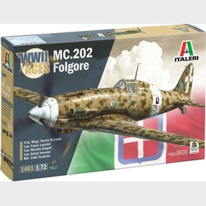 1:72 Mc.202 Folgore Aces - 1481s - Italeri
