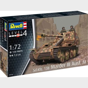 Revell - Marder Iii Tank Byggest - 1:72 - Level 4 - 03316
