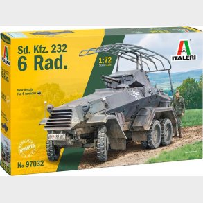 Italeri 97032 - Sd. Kfz. 232. 6 Rad. Model Bil Bygges�t - 1:72